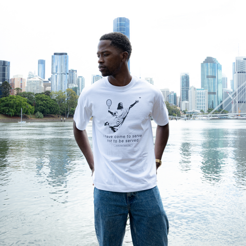 'Come To Serve' Tennis Tee